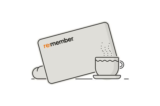 Illustrasjon av betaling med kort